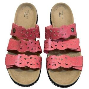 Clarks Women's Laurieann Echo Sandal pink size 12